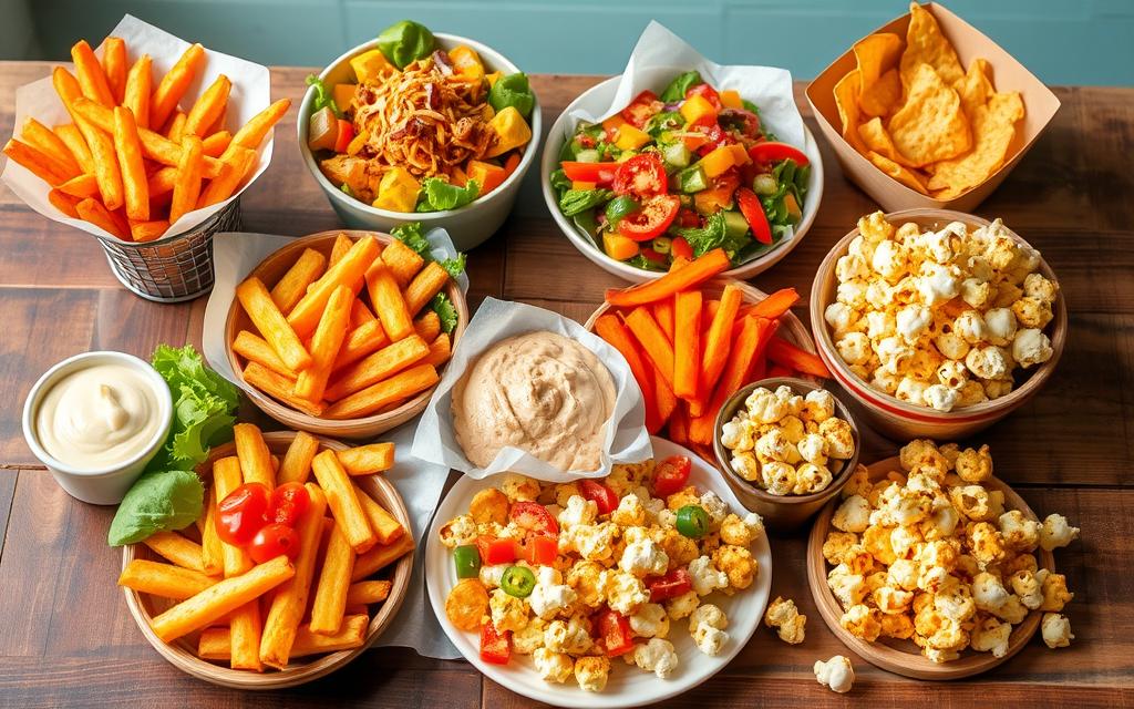 Gluten-free fast food sides and snacks