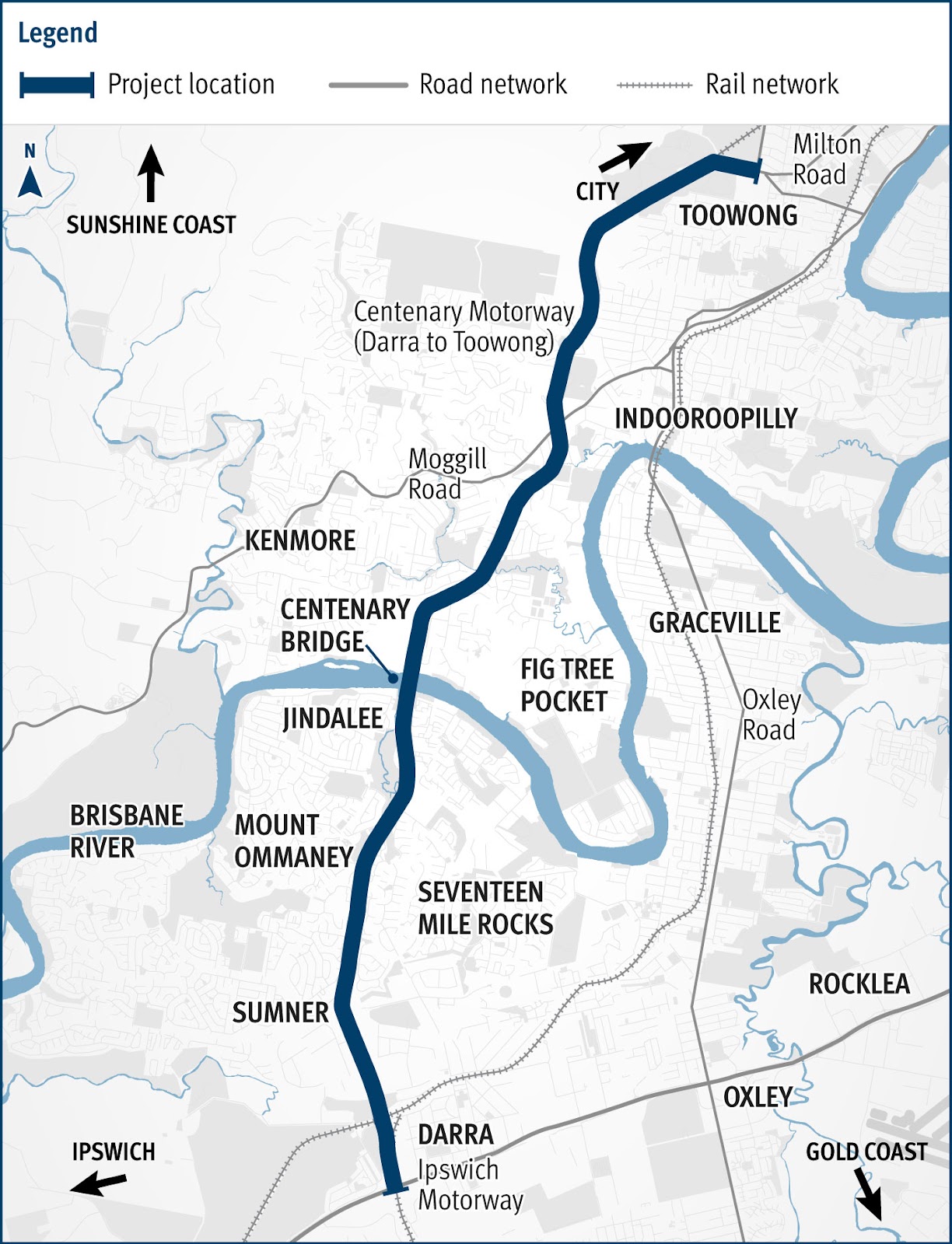 Darra to Toowong