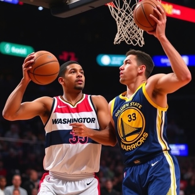 washington wizards vs golden state warriors match player stats