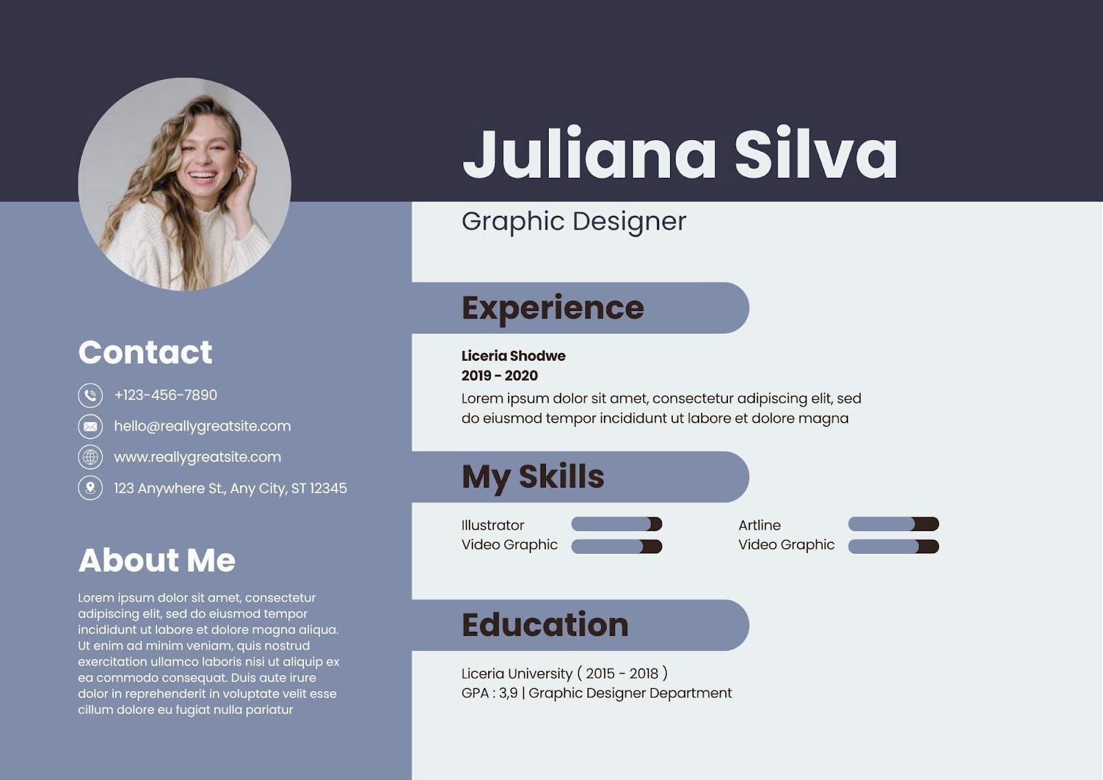 Resume Design - format
