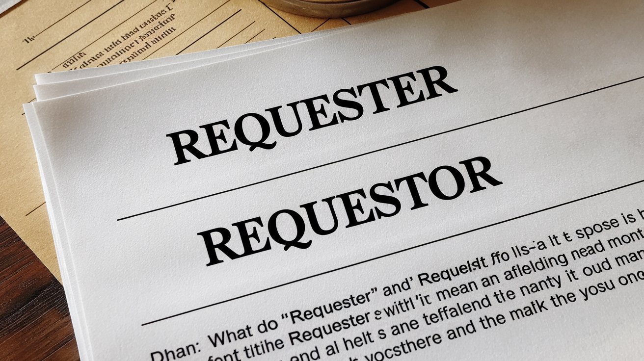 What do “Requester” and “Requestor” Mean?