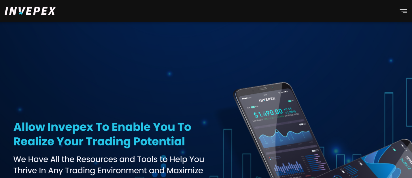 Invepex homepage