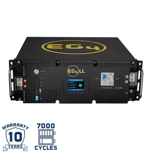 EG4 LL-S 5.12Kwh Server Rack Battery (48V, 100Ah)