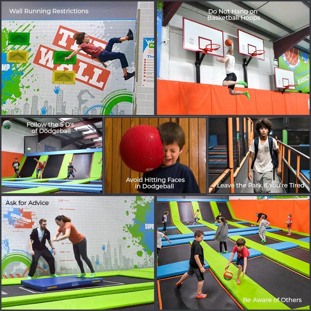 trampoline park safety tips