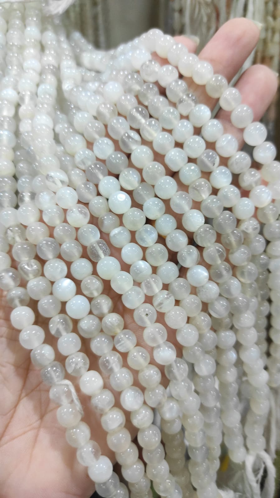 Luminous Moonstone Beads