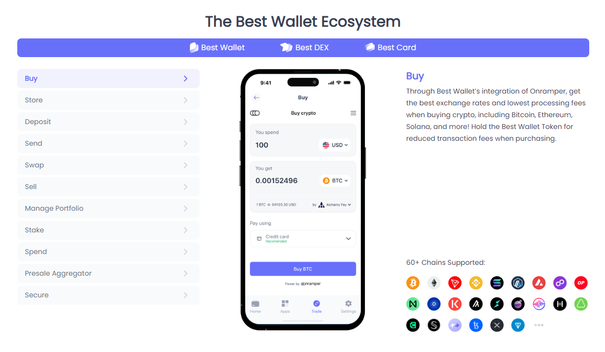 Introducing Best Wallet Token (BEST): Fastest Growing Crypto Wallet Launches Native Coin On Presale