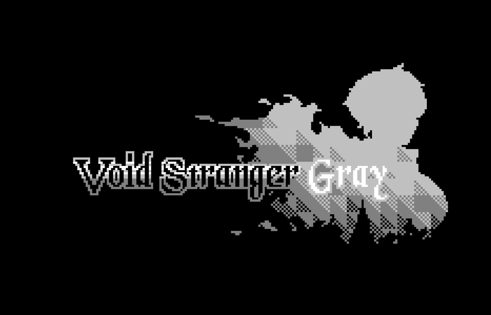 The title screen for Void Stranger: Gray.