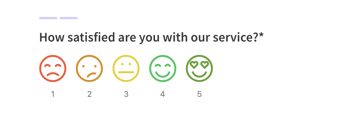 How satisfied are you with our service?