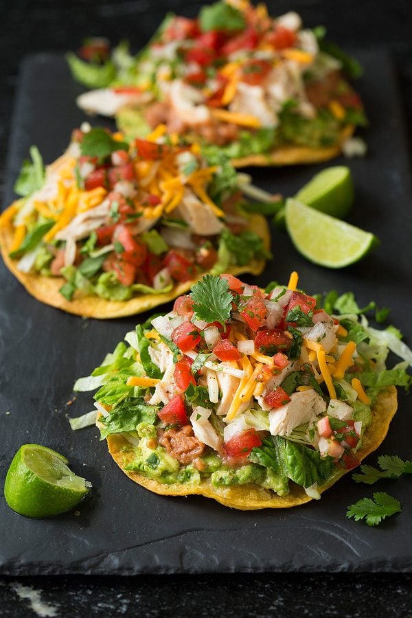 loaded chicken toastadas 1