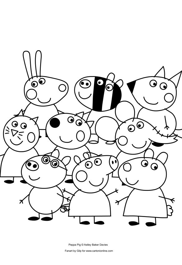 imprimir Peppa Pig 