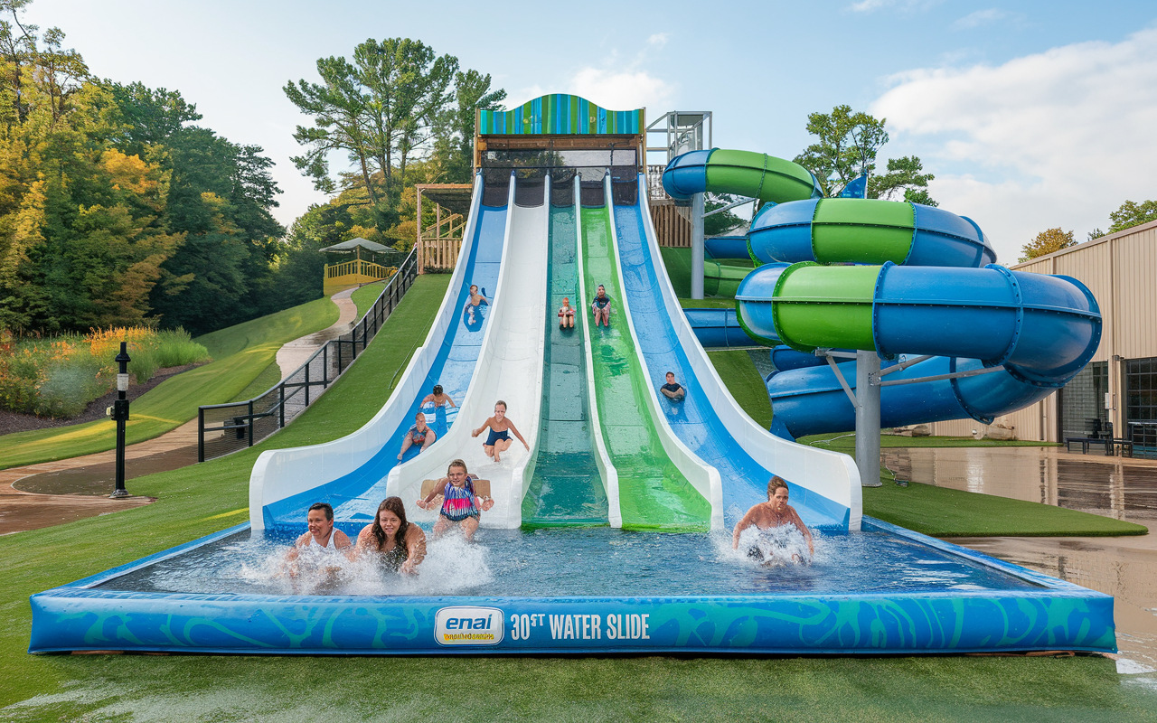 Wholesale Prices Enal 30ft Water Slide Near Me