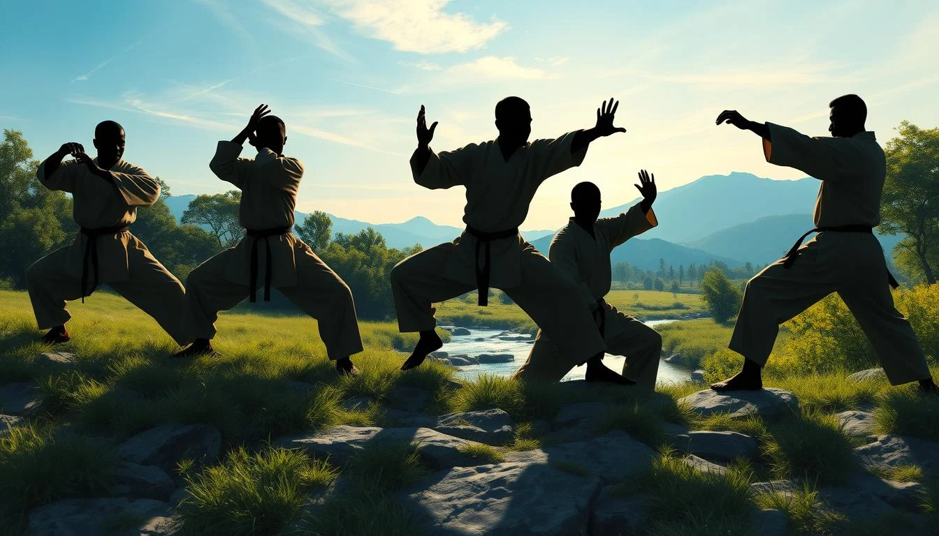 wu shu stances