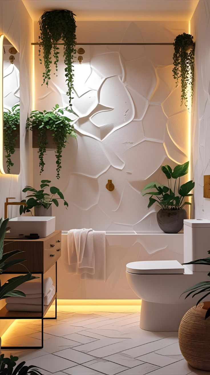 Textured White Walls