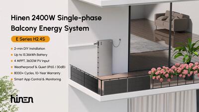 Hinen Launches H2.4S Balcony Energy System – Smart, Scalable, and DIY-Friendly for Every Home