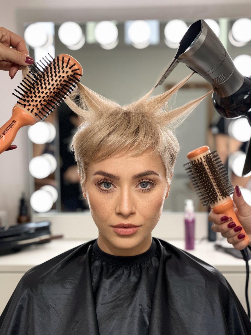 16. Tools to Style a Pixie Haircut for Thin Hair