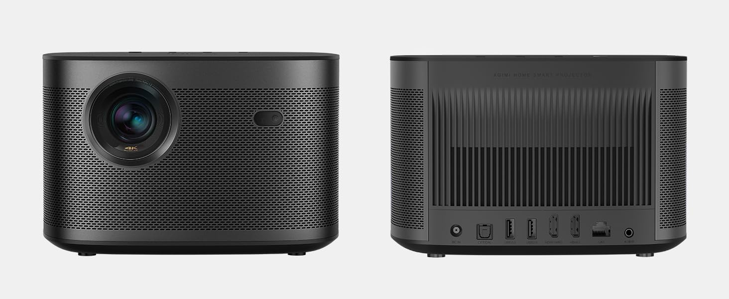 XGIMI Horizon Pro front and rear view.
