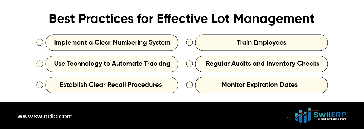  Best Practices for Effective Lot Management 