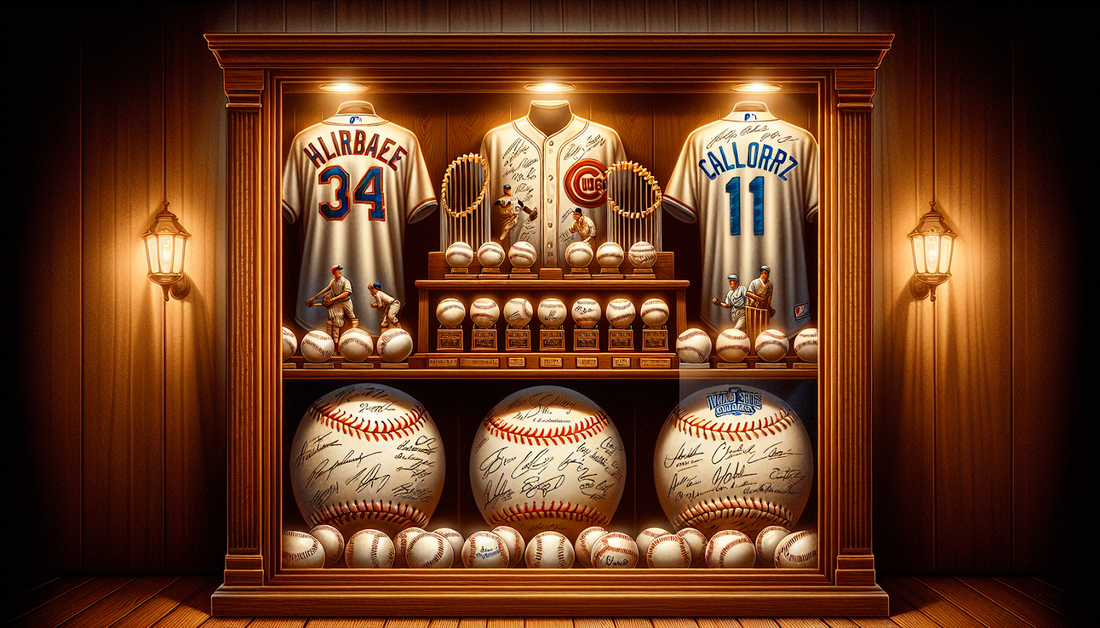 Historic baseball memorabilia