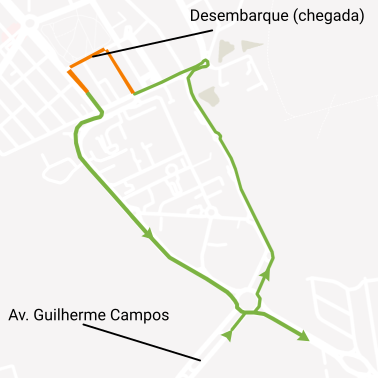 Mapa: Portaria 6 - Av. Guilherme Campos