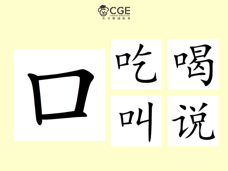 Bộ khẩu trong tiếng Trung 3