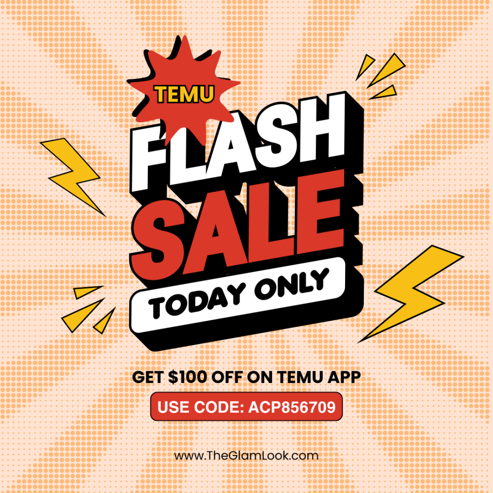 A flash sale banner with text and lightning bolts

Description automatically generated