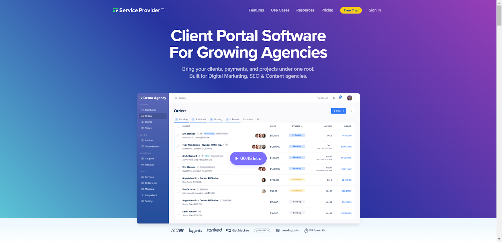 Service Provider Pro