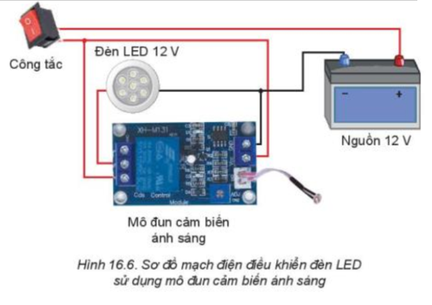 BÀI 16. MẠCH ĐIỆN ĐIỀU KHIỂN SỬ DỤNG MÔ ĐUN CẢM BIẾN