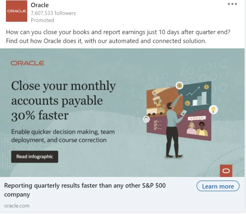 Oracle Brand Awareness Ad