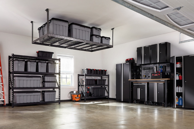 garage remodeling ideas to transform your space into a functional haven overhead rack storage custom built michigan