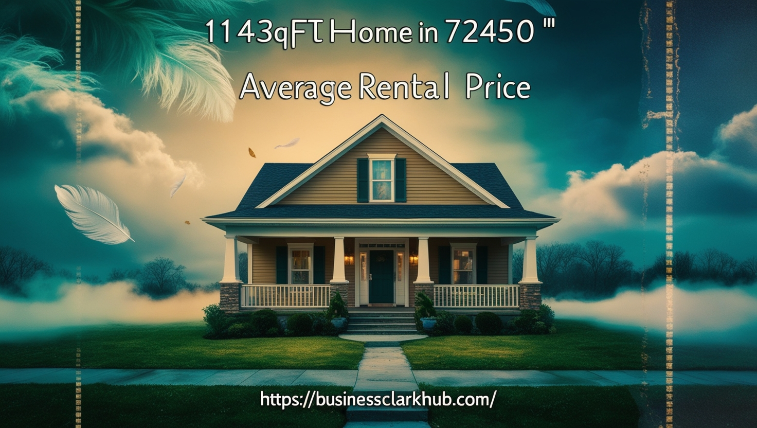 Average Rental Price for 1143sqft Home in 72450