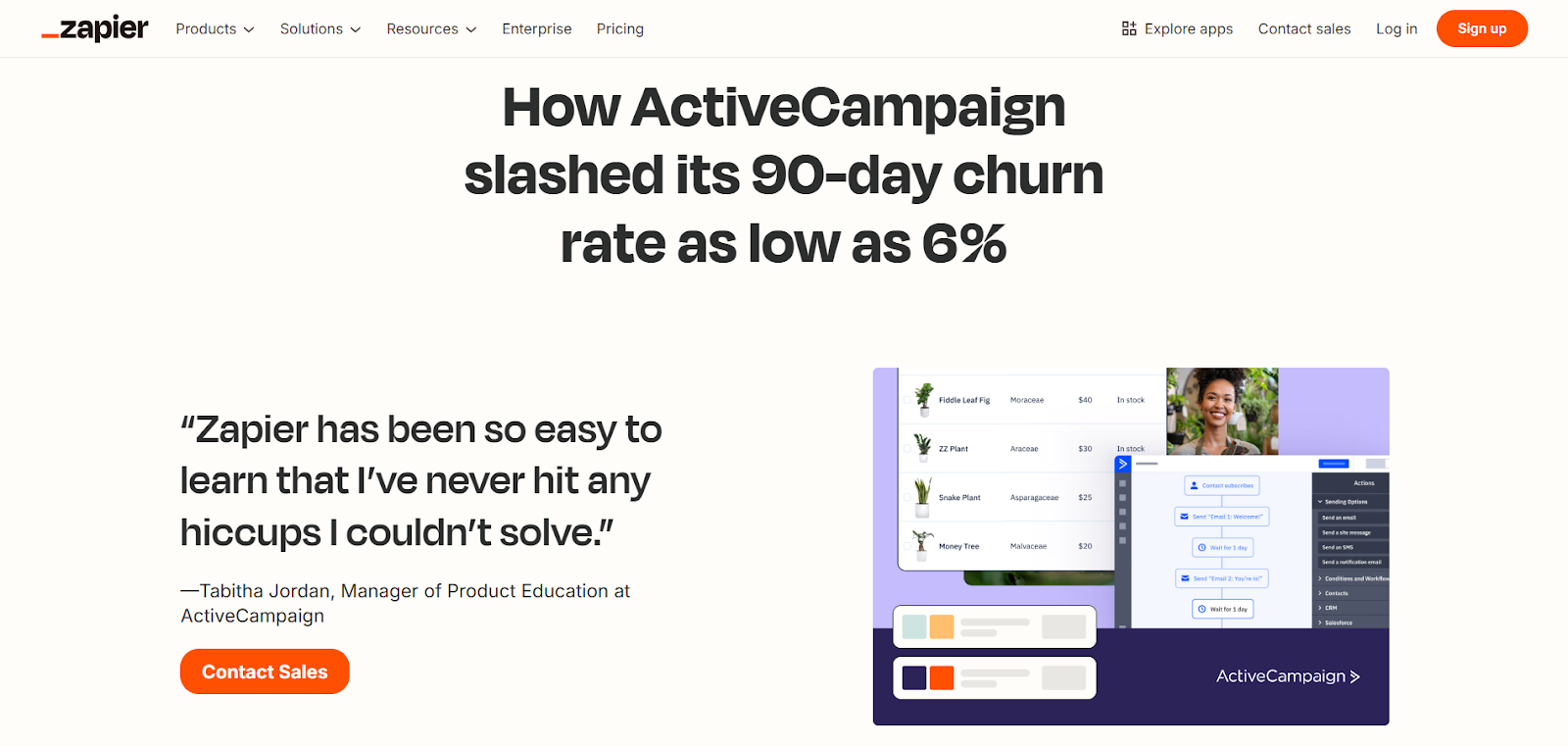 Zapier & Active Campaign case study