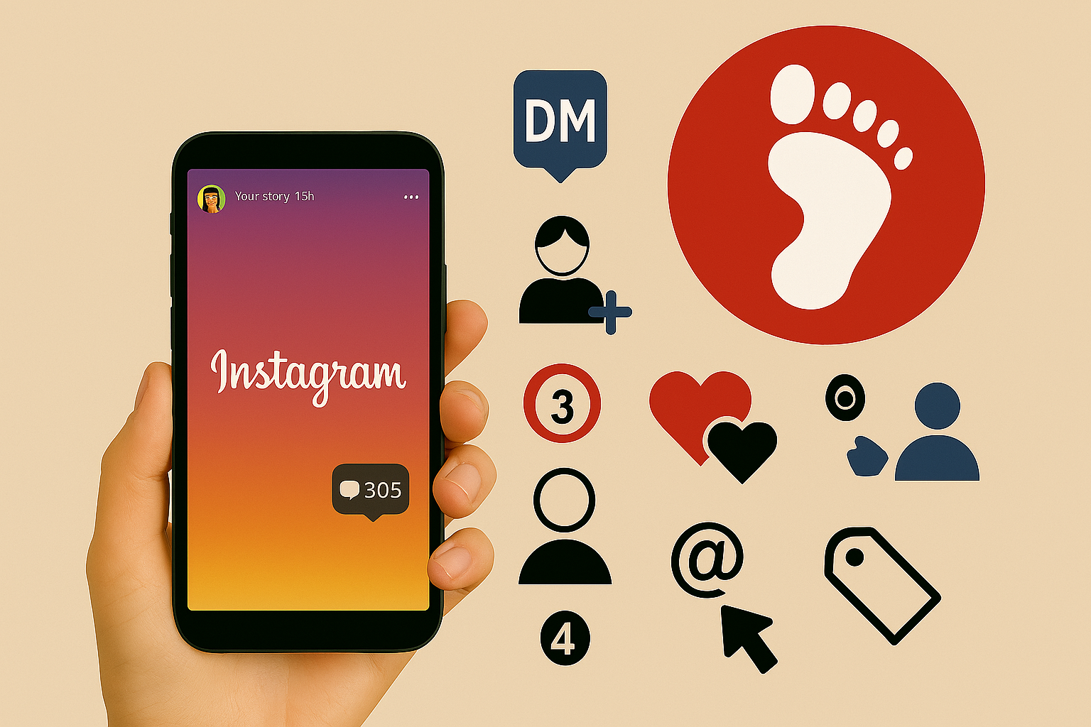 Instagramで足跡が残る7つの行動