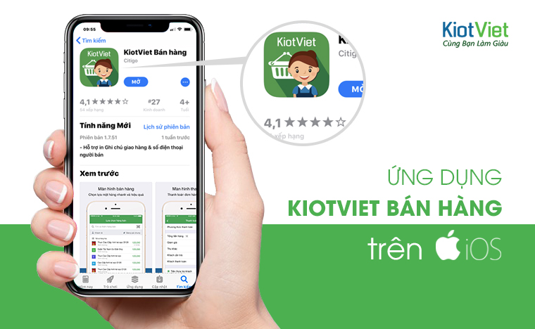 App quản lý bán hàng KIOTVIET