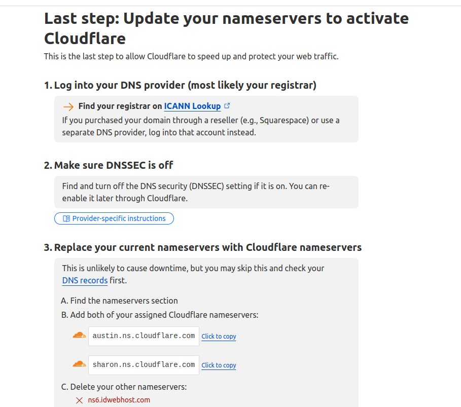 Cara Setting Domain di Cloudflare