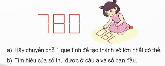 BÀI 61 PHÉP TRỪ (không nhớ) TRONG PHẠM VI 1000I.HOẠT ĐỘNGCâu 1: Tính. Đáp án chuẩn:Câu 2: Đặt tính rồi tính. Đáp án chuẩn:Câu 3: Tính nhẩm (theo mẫu). Đáp án chuẩn:700 – 300 = 400800– 500 = 300 600 – 400 = 200900 – 700 = 200Câu 4: Bác Sơn thu hoạch được 580 kg thóc nếp. Bác Hùng thu hoạch được ít hơn bác Sơn 40 kg thóc nếp. Hỏi bác Hùng thu hoạch được bao nhiêu ki-lô-gam thóc nếp? Đáp án chuẩn:Bác Hùng thu hoạch được 540 kg thóc nếp.II.LUYỆN TẬP 1Câu 1: Tìm chữ số thích hợp.Đáp án chuẩn:Câu 2: Quan sát tranh rồi trả lời câu hỏi. Đáp án chuẩn:a) 482 – 70 = 412b) Hai bông hoa có cánh màu xanh và màu cam ghi phép tính có kết quả bằng nhau và bằng  311.Câu 3: Tìm ô che mưa thích hợp. Đáp án chuẩn:Câu 4: Tìm chữ số thích hợp. Đáp án chuẩn:Câu 5: Một trường tiểu học có 465 học sinh, trong đó có 240 học sinh nữ. Hỏi trường tiểu học đó có bao nhiêu học sinh nam? Đáp án chuẩn:Trường tiểu học đó có 225 học sinh nam.    III.LUYỆN TẬP 2