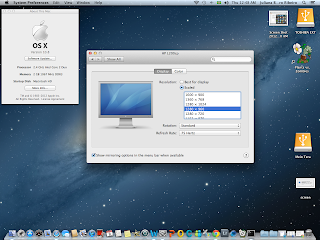 Configuração de resolução do monitor HP L200cp no OS X Mountain Lion