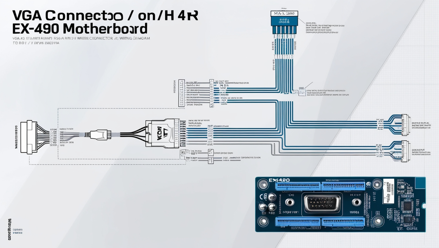 Wiring Diagram for VGA on a EX490