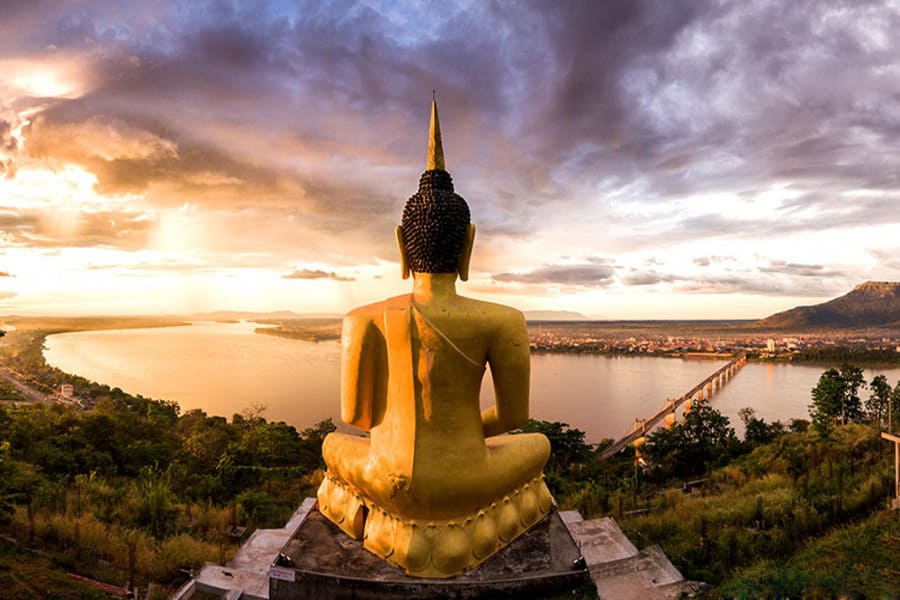 You can visit the local market or visit Wat Phou Salao to see the whole view of Pakse from above. 