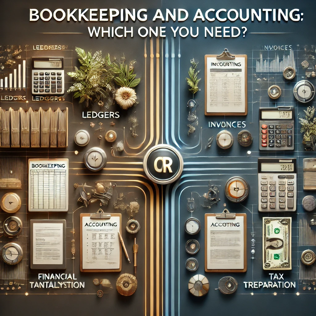 Difference between Bookkeeping and Accounting