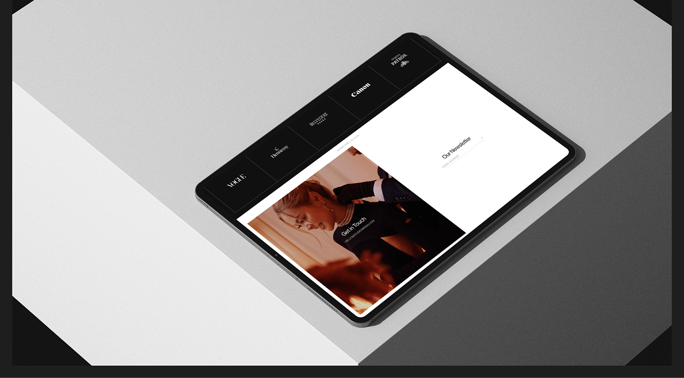 Web Design  Website minimal minimalist luxury branding  visual identity ux UI/UX design