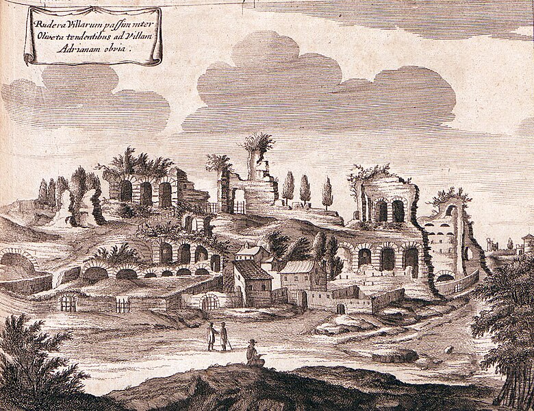Villa Adriana: Herontdekking en opgraving