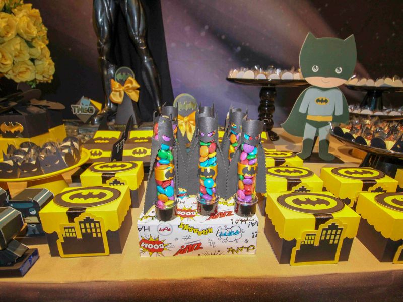 festa infantil do batman mesa principal