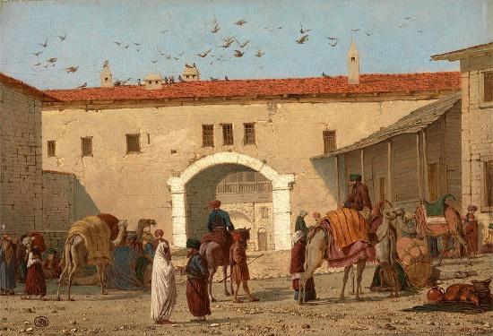 Caravanserai At Mylasa In Asia Minor Caravanserai At Mylasa Drawing by Litz  Collection - Fine Art America