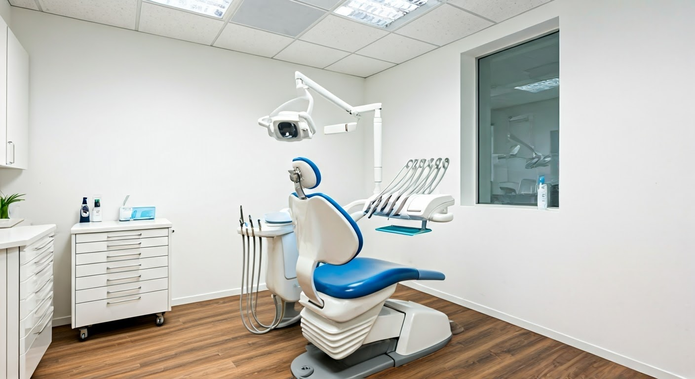 Modern dental office interior