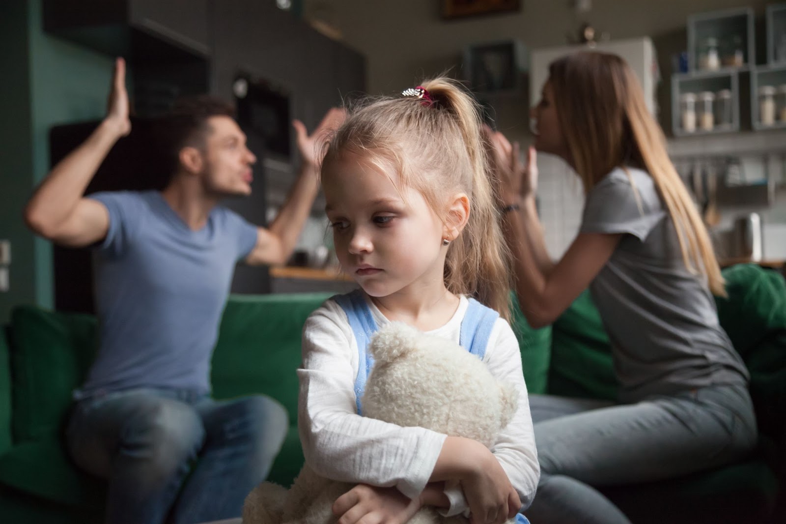 parents fighting child