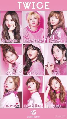 This contain an image of TWICE's Japanese members