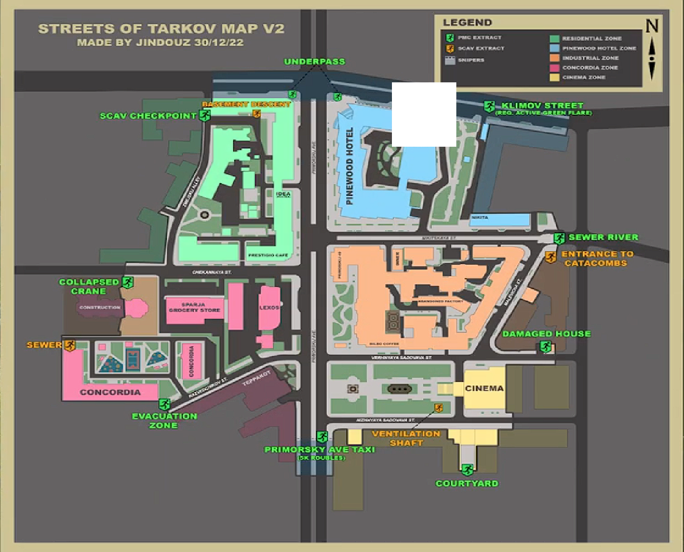 Streets of Tarkov map design