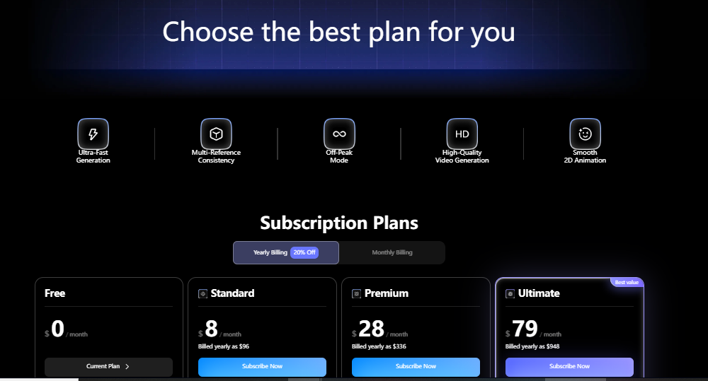 vidu pricing & Viduai
