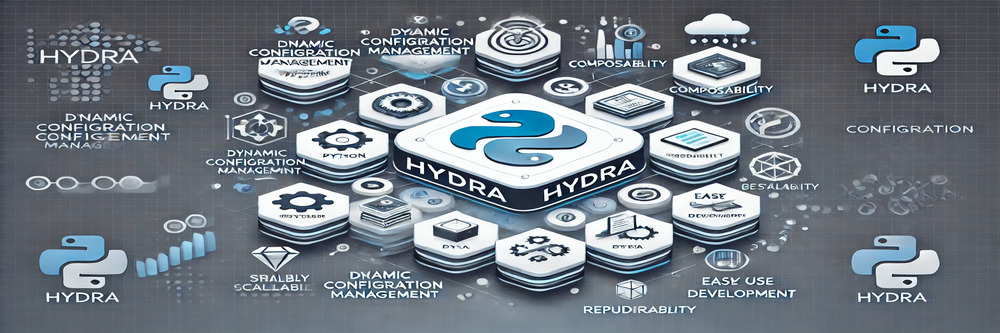 Representation of Hydra, Python config management tool.