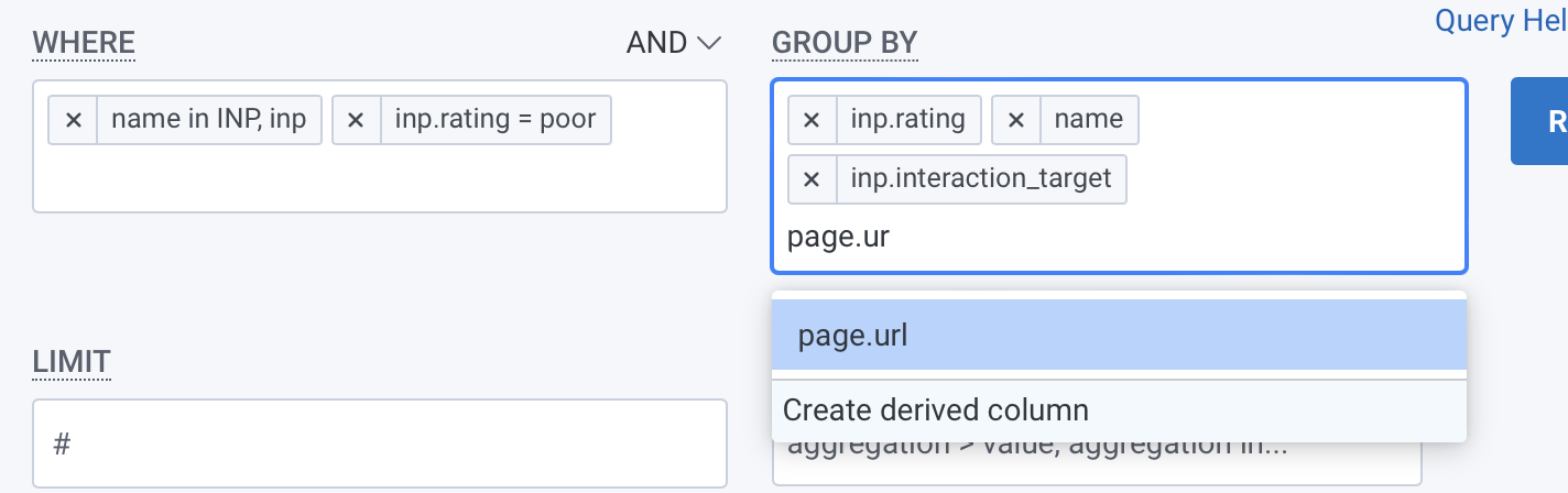 Group By example in Honeycomb.